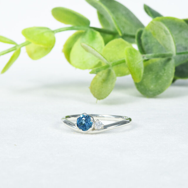 ロンドンブルートパーズ リング SV925 CI075CIBSN | iichi 日々の