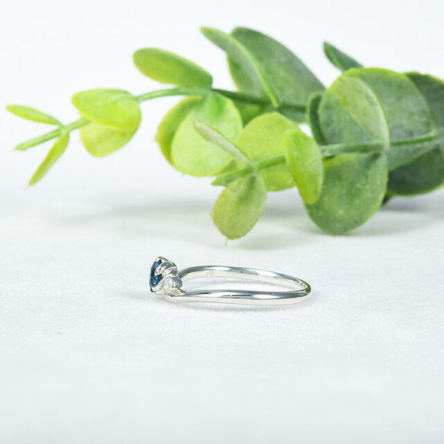 ロンドンブルートパーズ リング SV925 CI075CIBSN | iichi 日々の