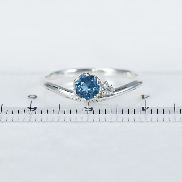 ロンドンブルートパーズ リング SV925 CI075CIBSN | iichi 日々の