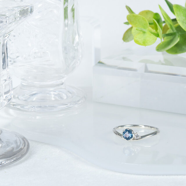 ロンドンブルートパーズ リング SV925 CI075CIBSN | iichi 日々の