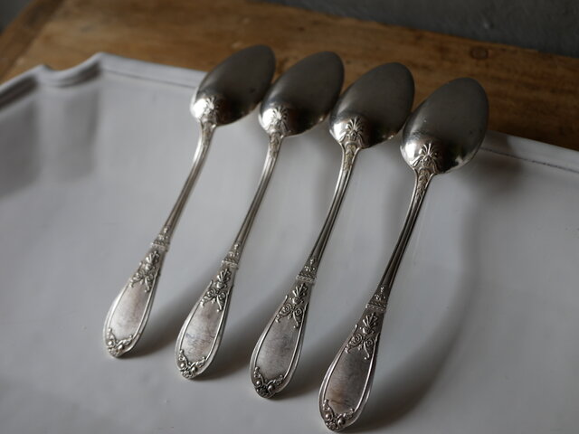 アンティークスプーン フランスアンティーク ブロカントのある生活