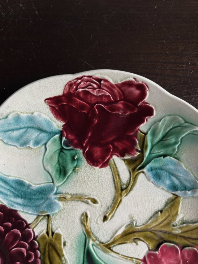 Orchies オルシ サンタマン バルボティーヌ 平皿 φ22cm フランス