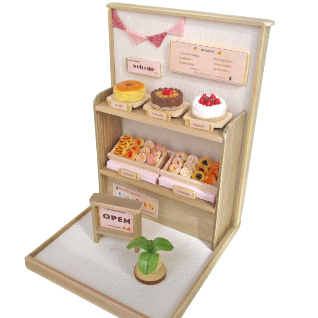 小さなケーキ屋さん ミニチュア ミニチュアフード | iichi 日々
