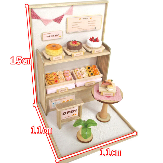小さなケーキ屋さん ミニチュア ミニチュアフード | iichi 日々