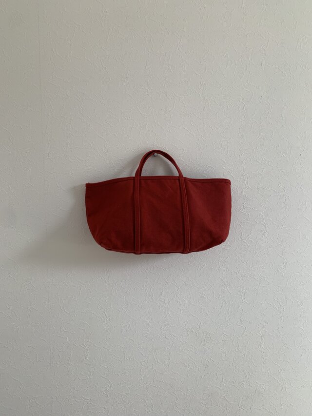 帆布 よこながTOTE (S) SUO  蘇芳