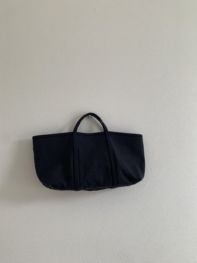 帆布 よこながTOTE (S) アンティークネイビー
