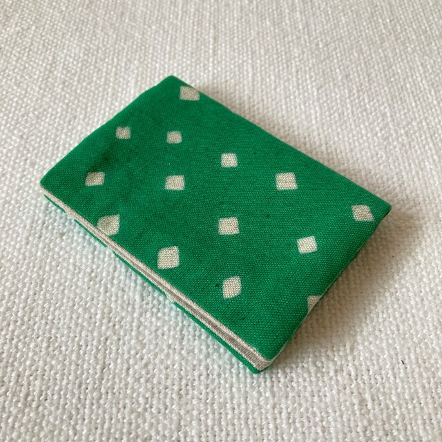 型染め カードケース「ダイヤドット」