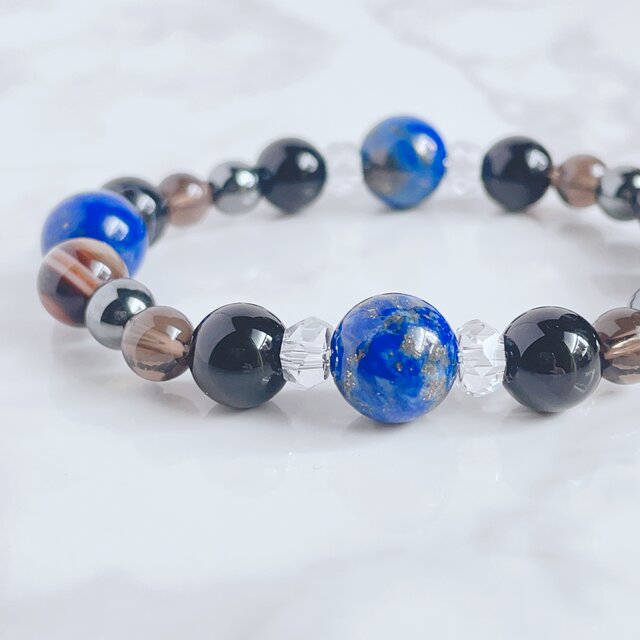 再販5点以上】良い流れへ好転させ最高の幸運を呼び寄せる ラピスラズリ