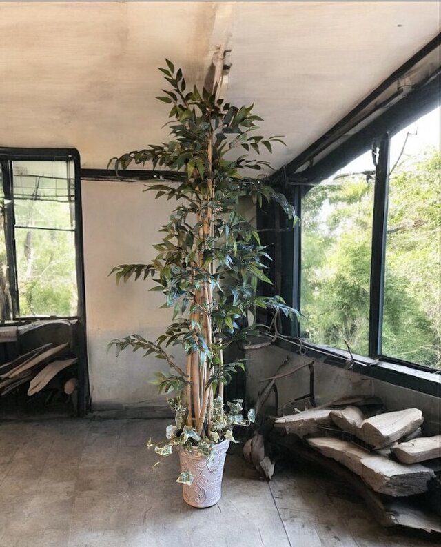 光触媒　人工観葉植物　フェイクグリーン　イタリアンベンジャミン17575 光触媒 人工観葉植物 ウォールグリーン フェイクグリーン