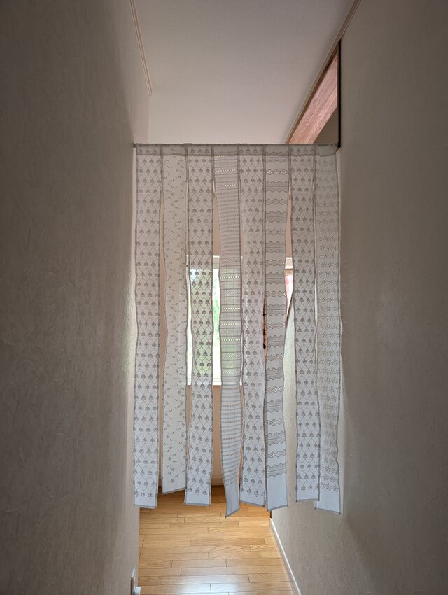 ♥️コットンレース♥️8連のれん♥️ロマンチック♥️アンティーク風