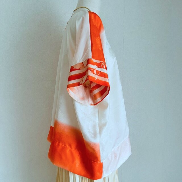 リメイクブラウス 着物の八掛けから 着物の八掛けからリメイクブラウス ブラウス melody 通販