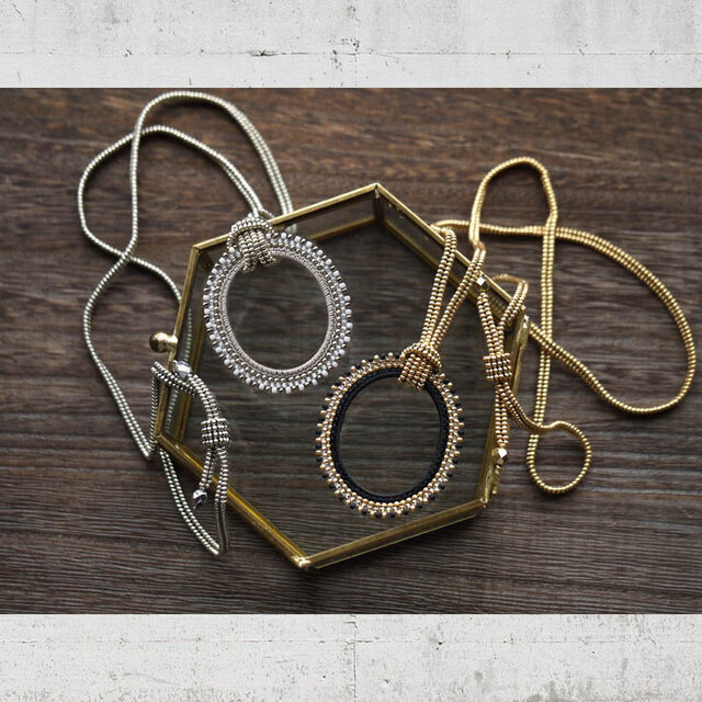 アラベスク-グラスホルダーネックレス（おーばる）-