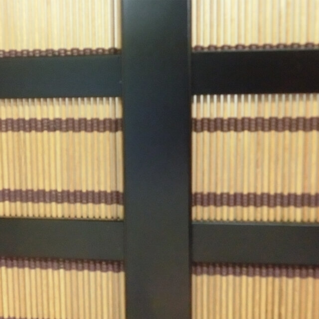 和風 衝立 格子 W106.5H88 メープル無垢材 ⑤ 184125 簾屏風 衝立 パーテーション ついたて 天然杢メープル無垢材