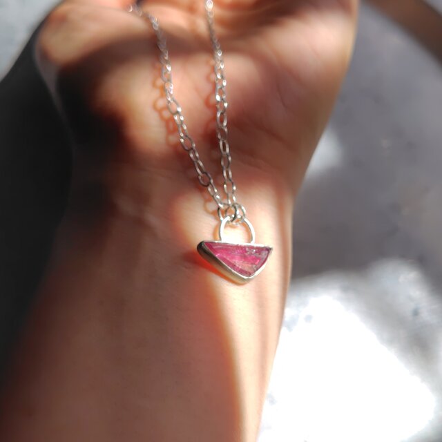 Januka バイカラートルマリン ネックレス バイカラートルマリン