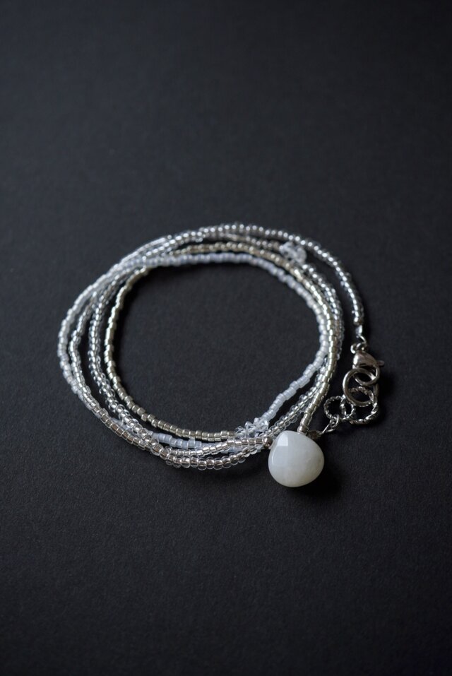 なごみ石 ~アラゴナイトのネックレス