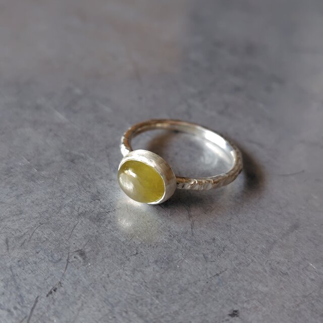 スフェーン覆輪　k10YG リング　#16 スフェーン覆輪 k10YG リング #16 スフェーン覆輪 k10YG リング