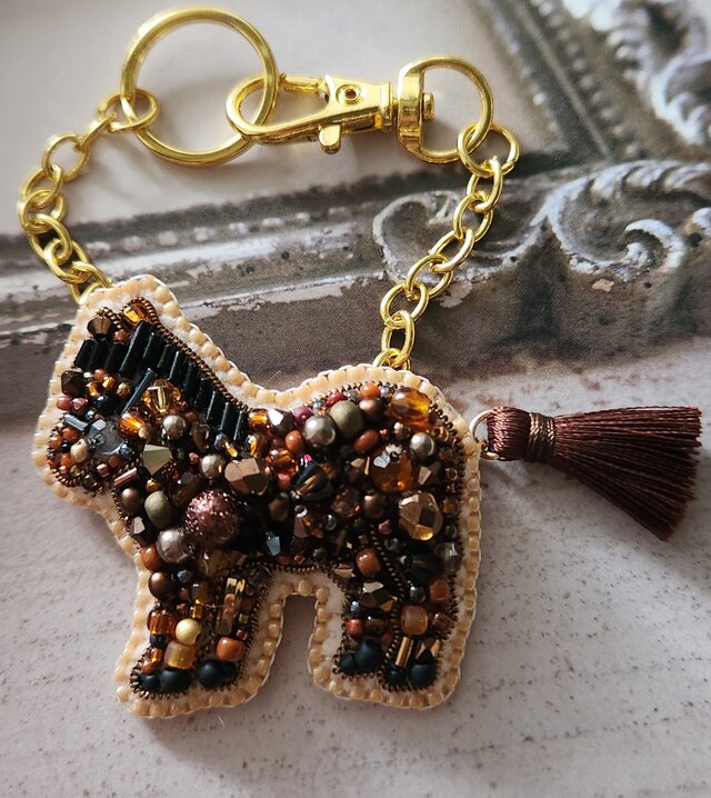 お馬さんのきらきらバッグチャーム