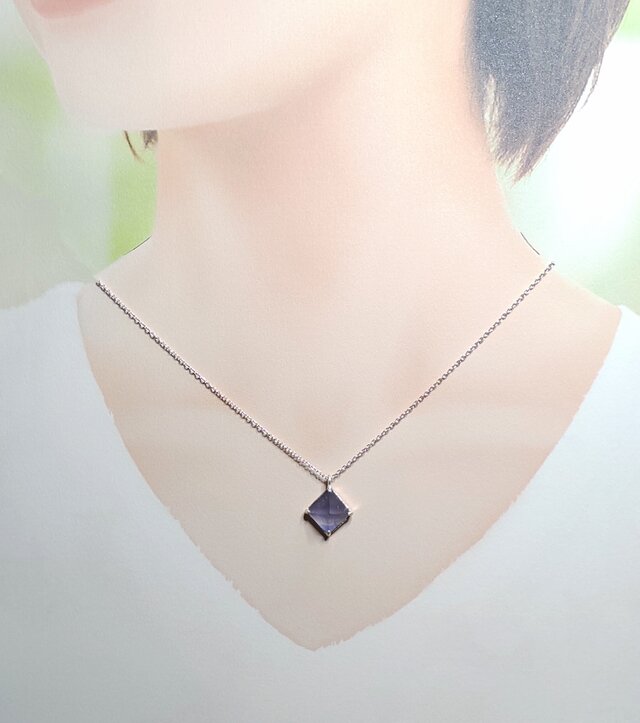 ブルーフローライト＊925 pendant top | iichi 日々の暮らしを心地よく