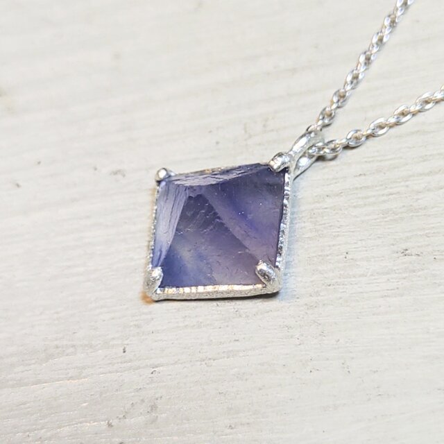 ブルーフローライト＊925 pendant top | iichi 日々の暮らしを心地よく