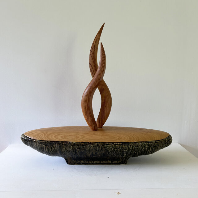 緑釉舟形・蓋物