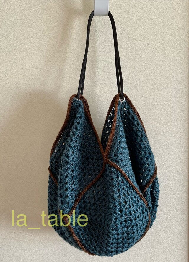 モザイクボールバッグ「涼藍」