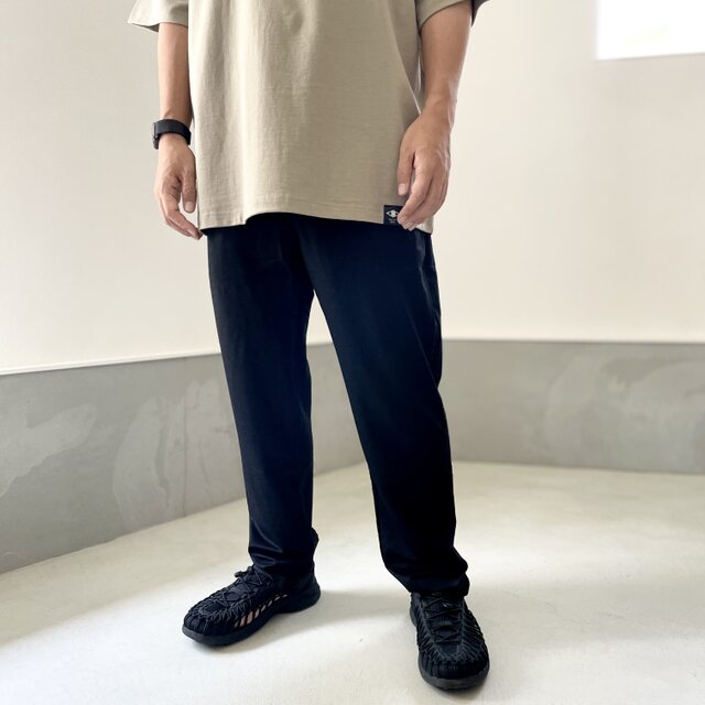 【接触冷感】ユニセックス 3ポケット イージーパンツ【ブラック】『2025新作』