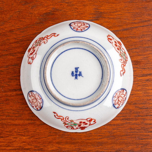 古伊万里 金襴手 草花兎文 四寸皿 明治時代 E1430 | iichi 日々