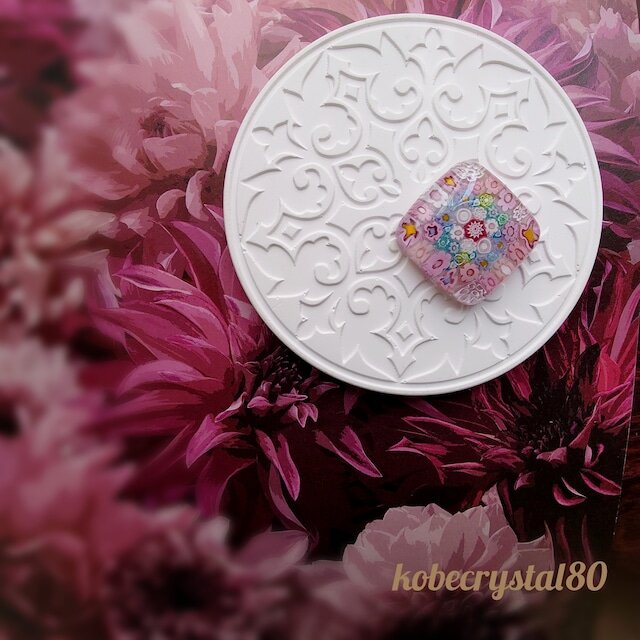 ヴェネチアンガラス帯留め 10530GK3