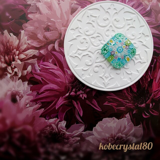 ヴェネチアンガラス帯留め 10530GK2