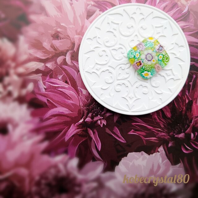 ヴェネチアンガラス帯留め 10530GK1