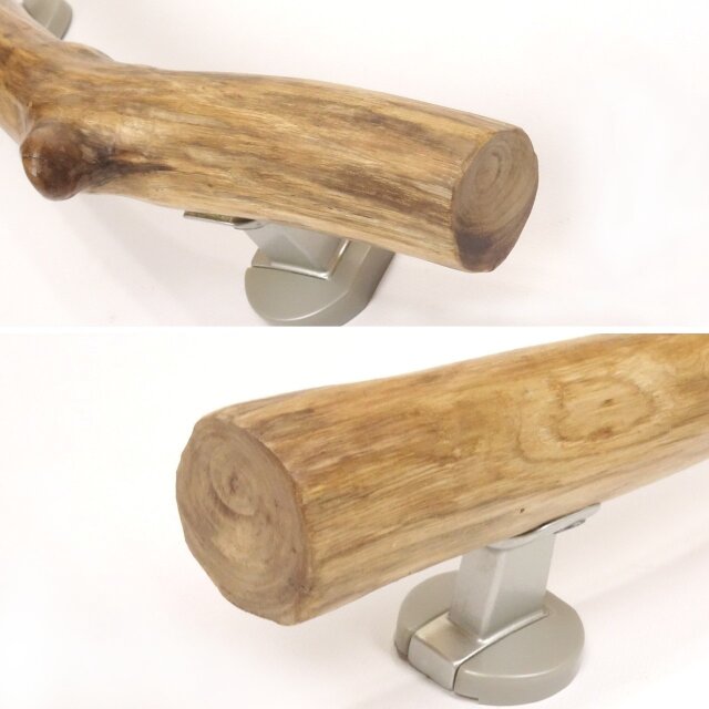 温泉流木】曲がりながら枝分かれのある流木ドアハンドル・手すり 木製