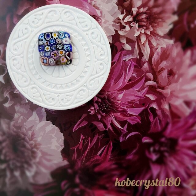 ヴェネチアンガラス帯留め 10206GK4