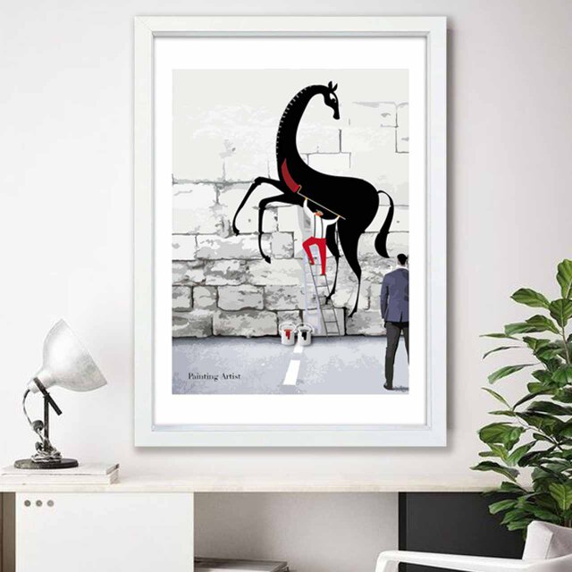 ゴールデンウィーク割　油彩画 馬の群れ ゴールデンウィーク割 油彩画 馬の群れ ゴールデンウィーク割 油彩画