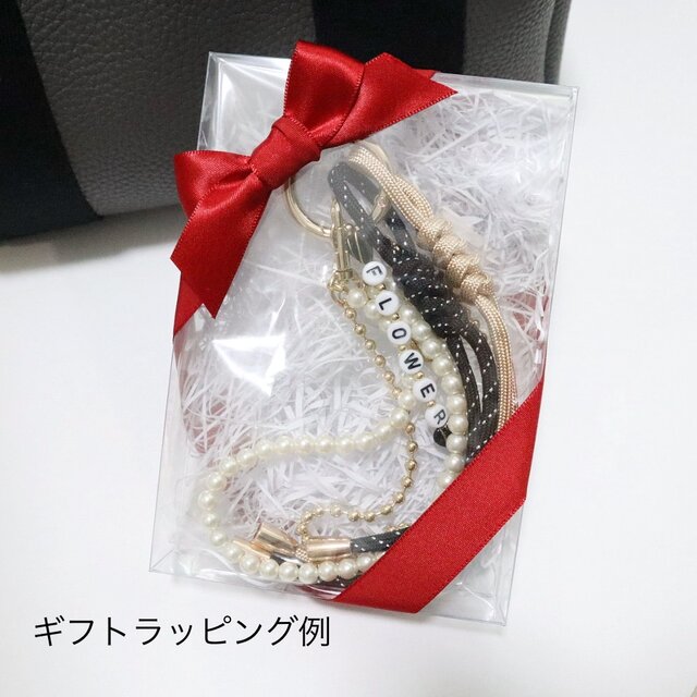 バッグチャーム初心者さんにも／ ハート付き♡シンプルバッグ