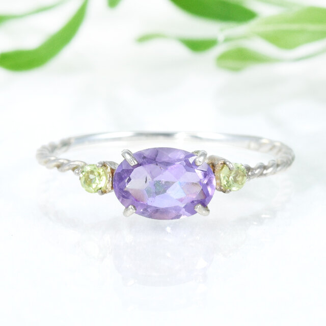 アメシスト リング SV925 CH062CIBSN