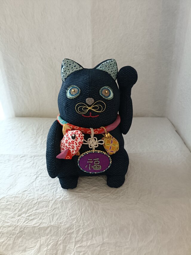 招き猫 【2025】青墨