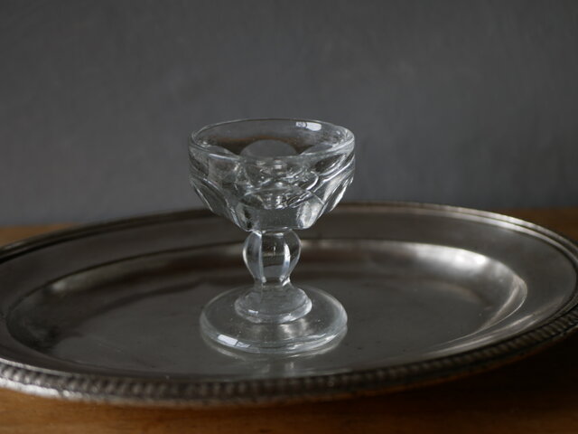 トロンプルイユ リキュールグラス ガラス フランスブロカント フランス