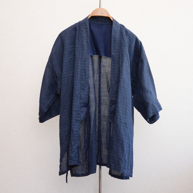 シンプル　野良着　襤褸　羽織　アンティーク 鳳凰の「襤褸（ぼろ）着物」 | Phoenix BORO kimono｜難波商店