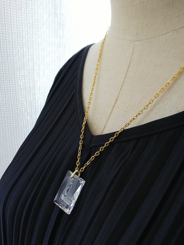 ヴィンテージ Yacht / クリスタルGlass(Goldカラー ヴィンテージ Yacht / クリスタルGlass(Goldカラー
