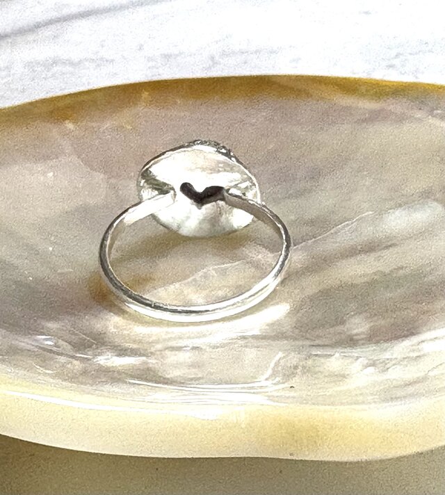 スタールビーシルバー手彫りリング スタールビーシルバー手彫りリング