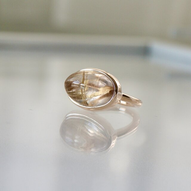 K10[ルチルの実]goldrutilatedquartz