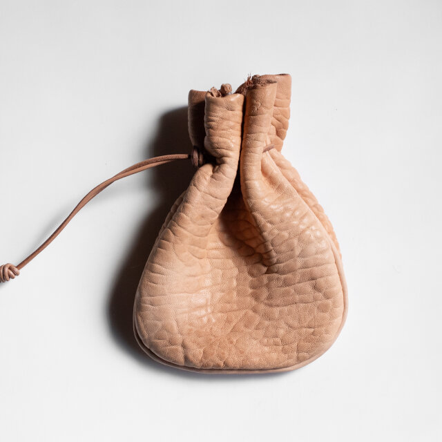 羊革巾着  222271