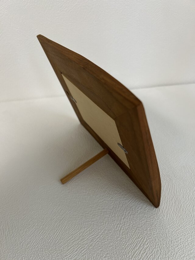 チーク無垢材を天然オイルで仕上げたフォトフレーム | iichi 日々の