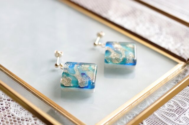 【1274】レジンモチーフとタッセルのピアス 1274】レジンモチーフとタッセルのピアス 1274】レジンモチーフと