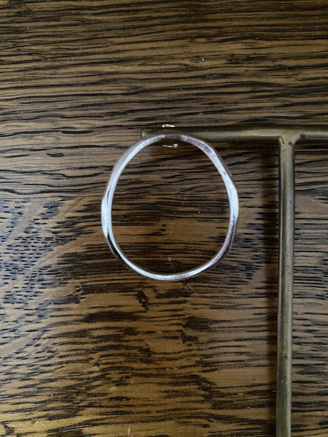 Oval型silver Pierce