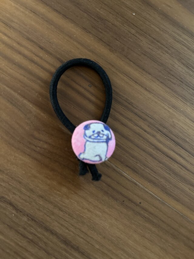 パグちゃんヘアゴム