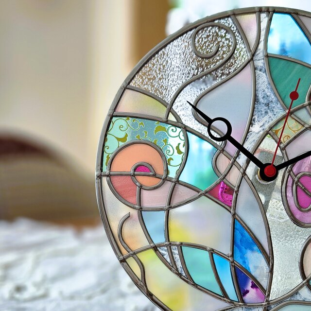 受注：和モダン『心春 Mioto 』アクリル掛け置き兼用時計 | iichi 日々