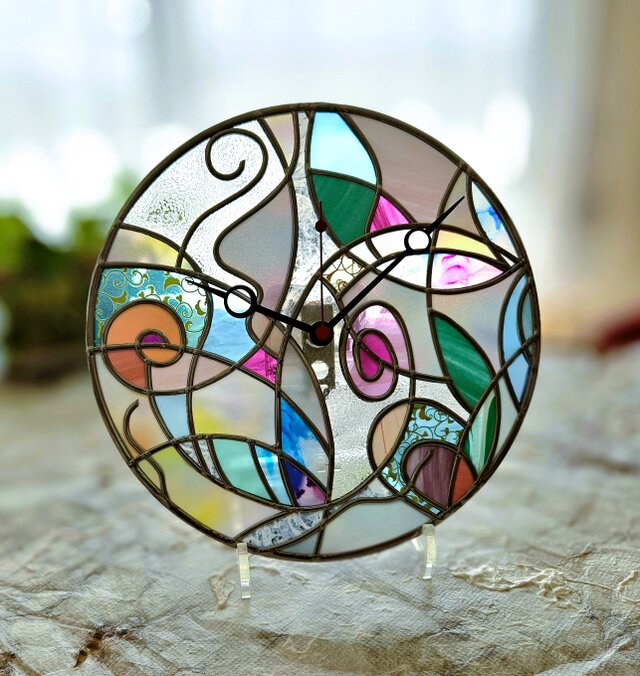 受注：和モダン『心春 Mioto 』アクリル掛け置き兼用時計 | iichi 日々