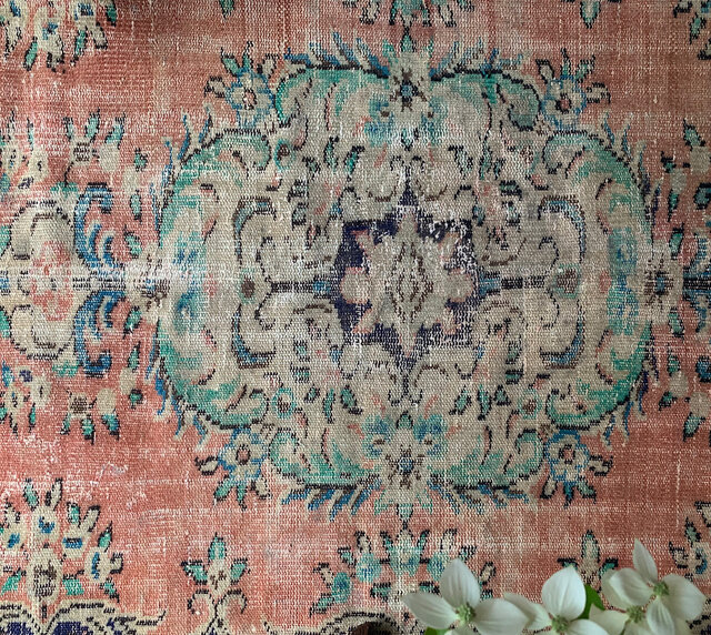 超大判 ペールピンク 255×164 ターコイズブルー トルコヴィンテージラグ 超大判 コーラルピンク 244×132 インディゴブルー トルコ