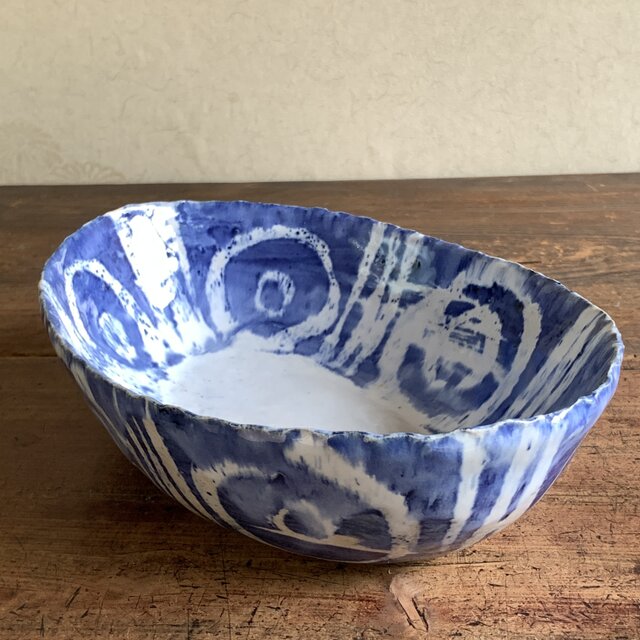 南フランス ニースブルーをイメージしたサラダボウル | iichi 日々の